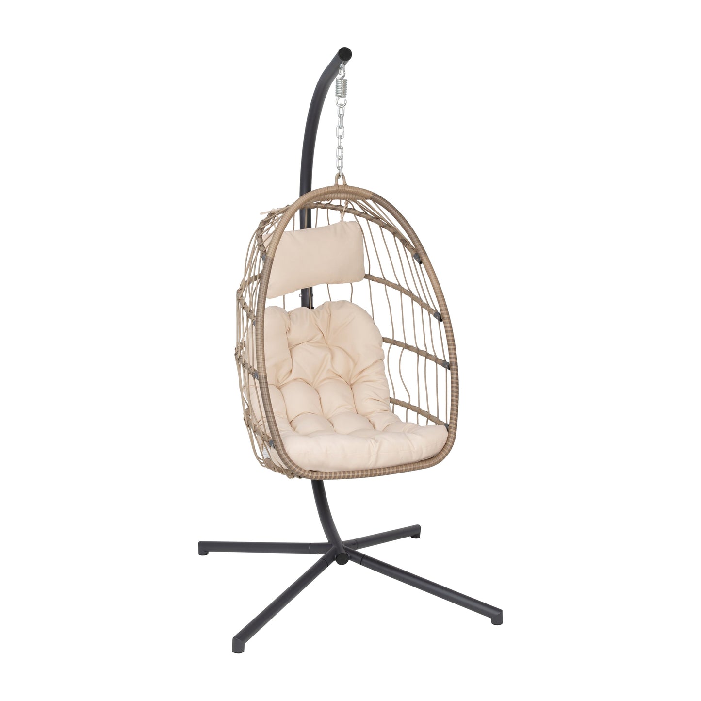 Natural Hanging Chair & Stand SDA-AD608001-NAT-GG