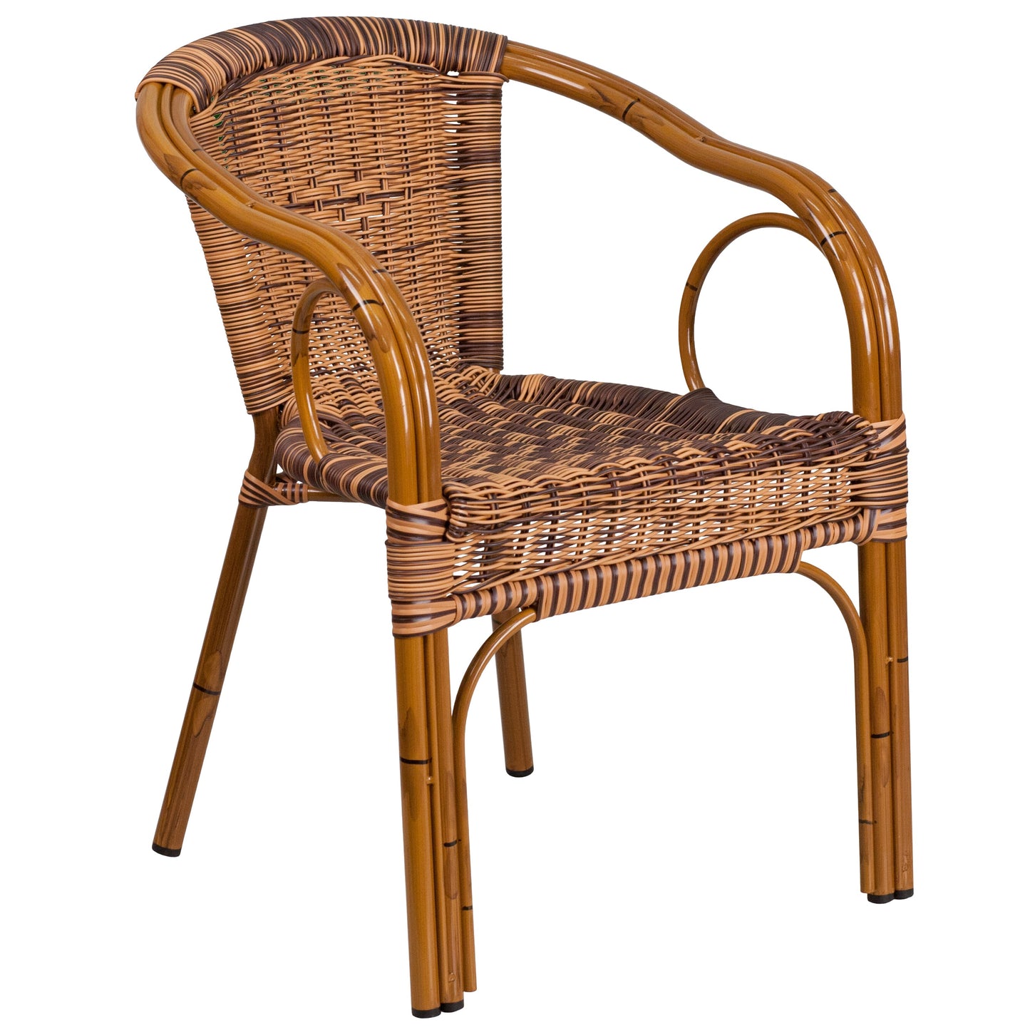 Brown Rattan Bamboo Chair SDA-AD632009D-1-GG