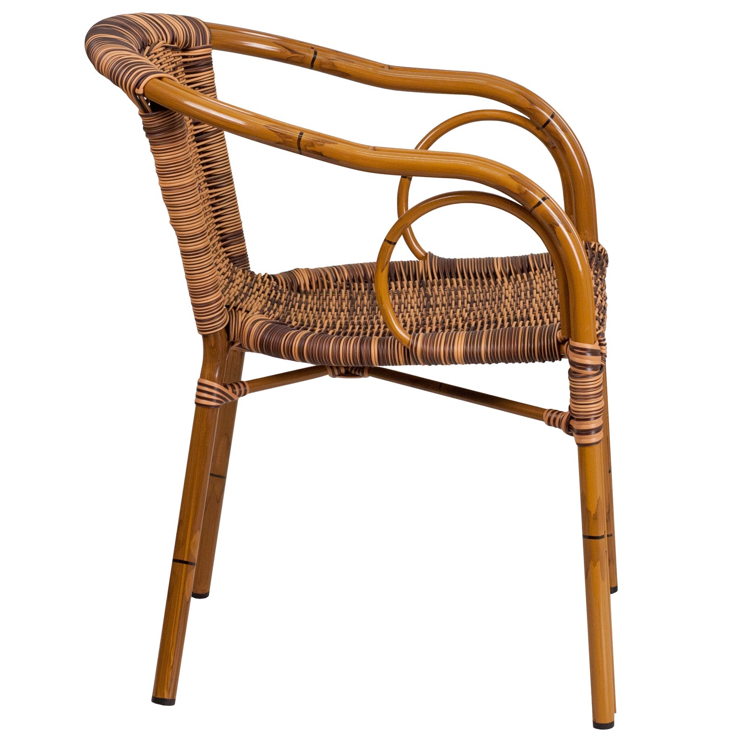 Brown Rattan Bamboo Chair SDA-AD632009D-1-GG