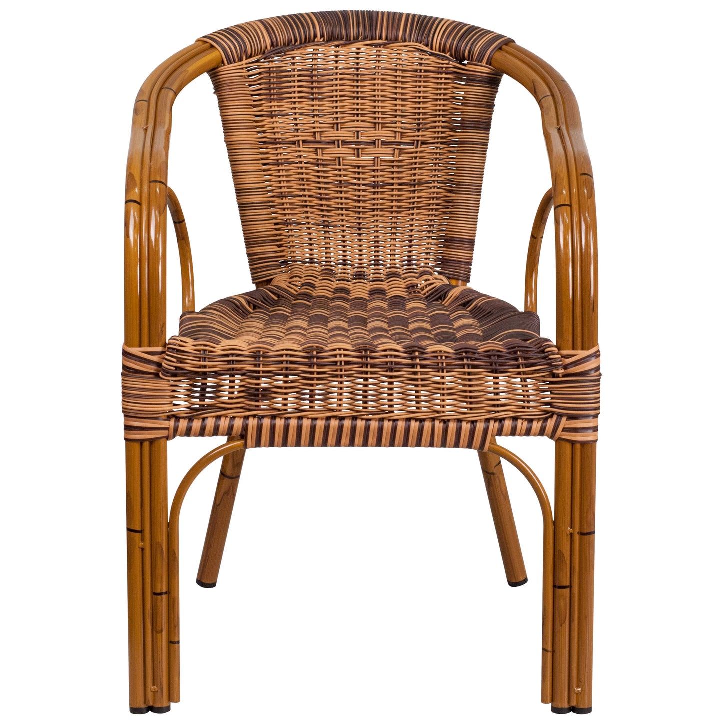 Brown Rattan Bamboo Chair SDA-AD632009D-1-GG