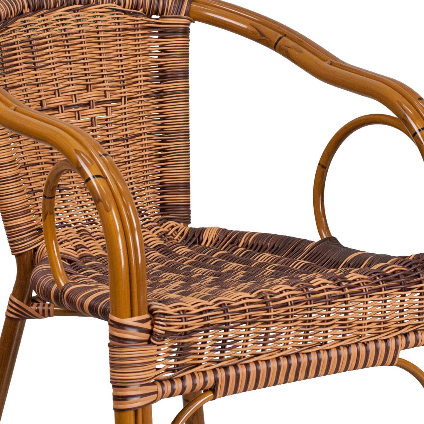 Brown Rattan Bamboo Chair SDA-AD632009D-1-GG