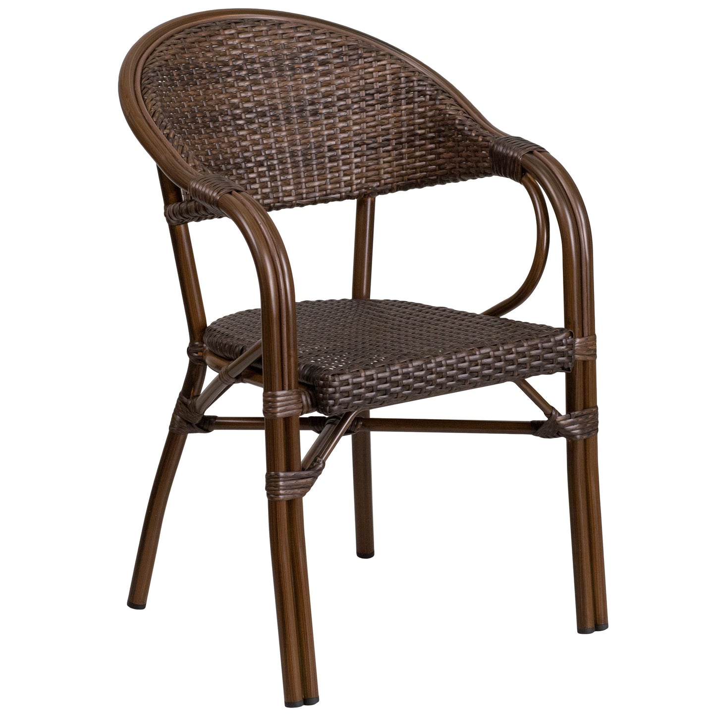 Cocoa Rattan Bamboo Chair SDA-AD642003R-1-GG