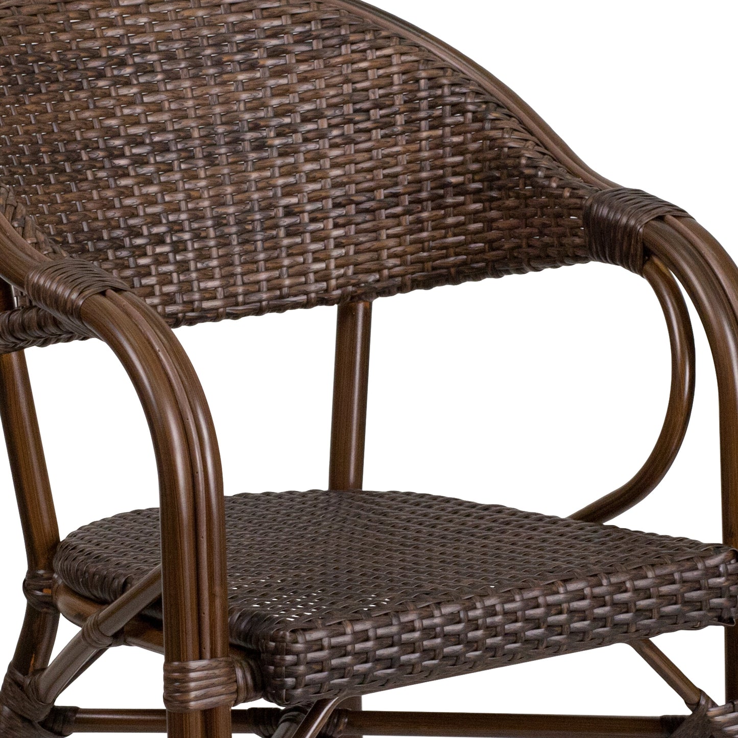 Cocoa Rattan Bamboo Chair SDA-AD642003R-1-GG