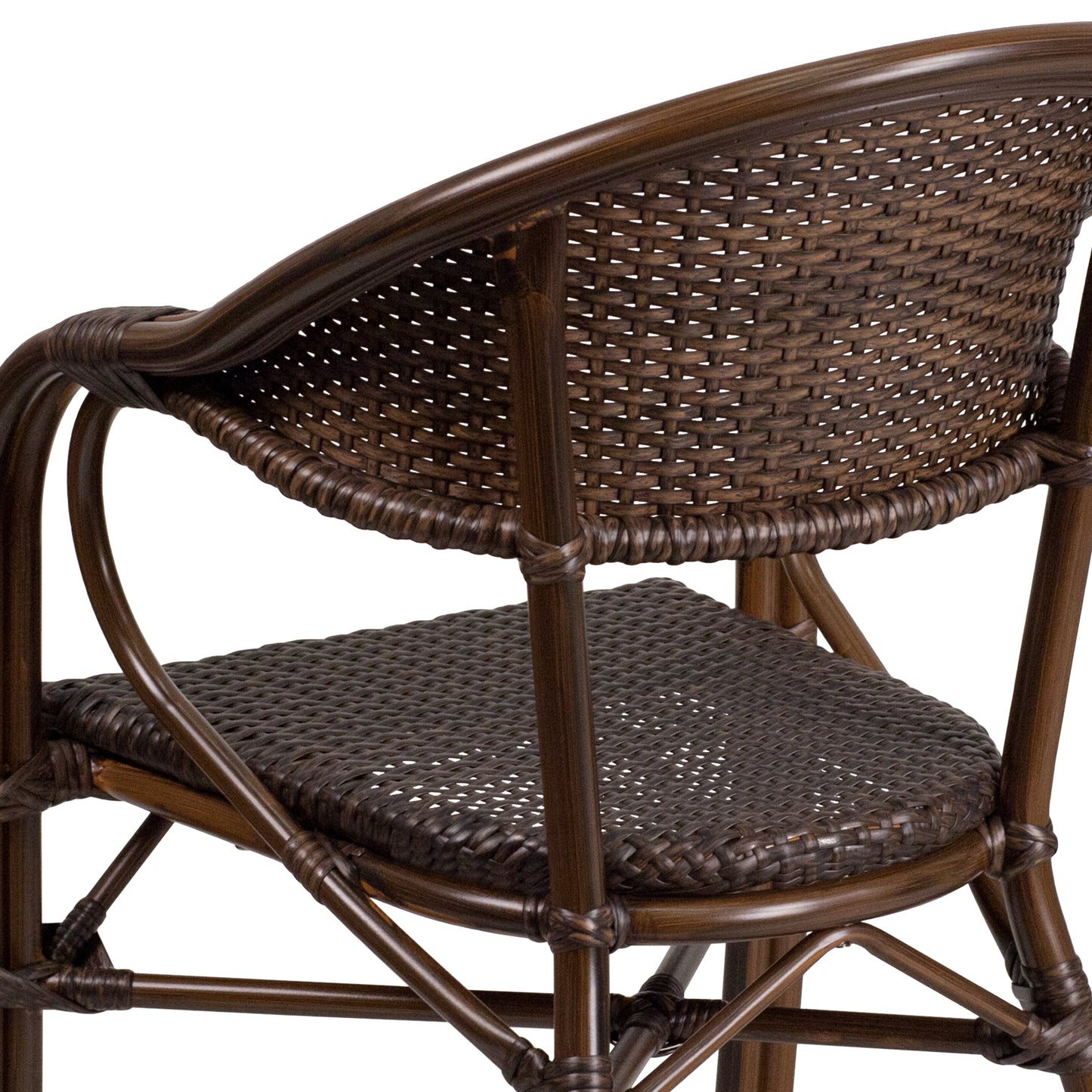 Cocoa Rattan Bamboo Chair SDA-AD642003R-1-GG