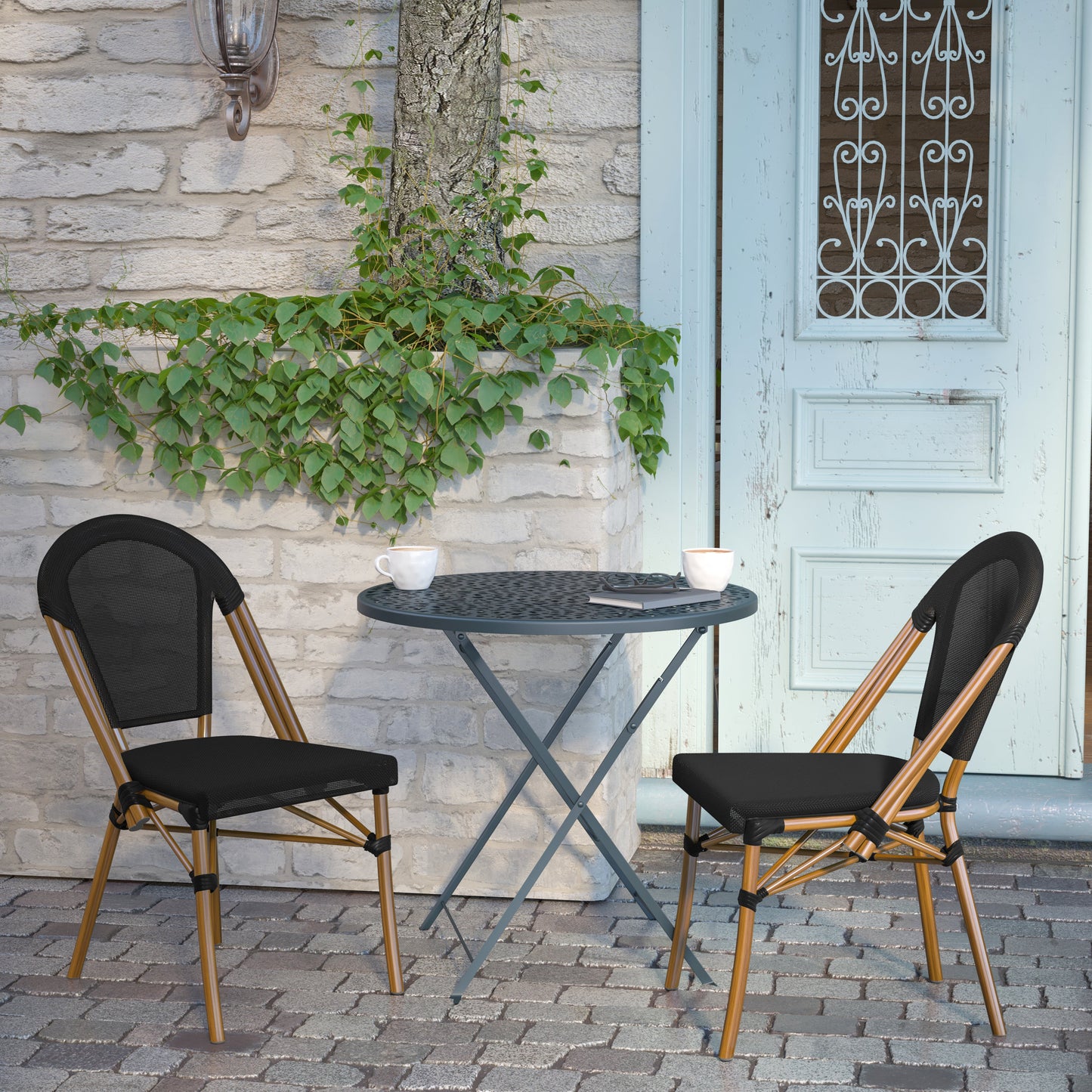 Classic Commercial Grade Indoor/Outdoor French Bistro Chair