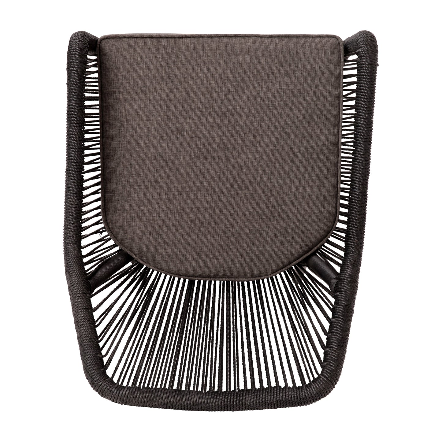 Set of 2 Black Patio Chairs SDA-AD892006-BK-2-GG