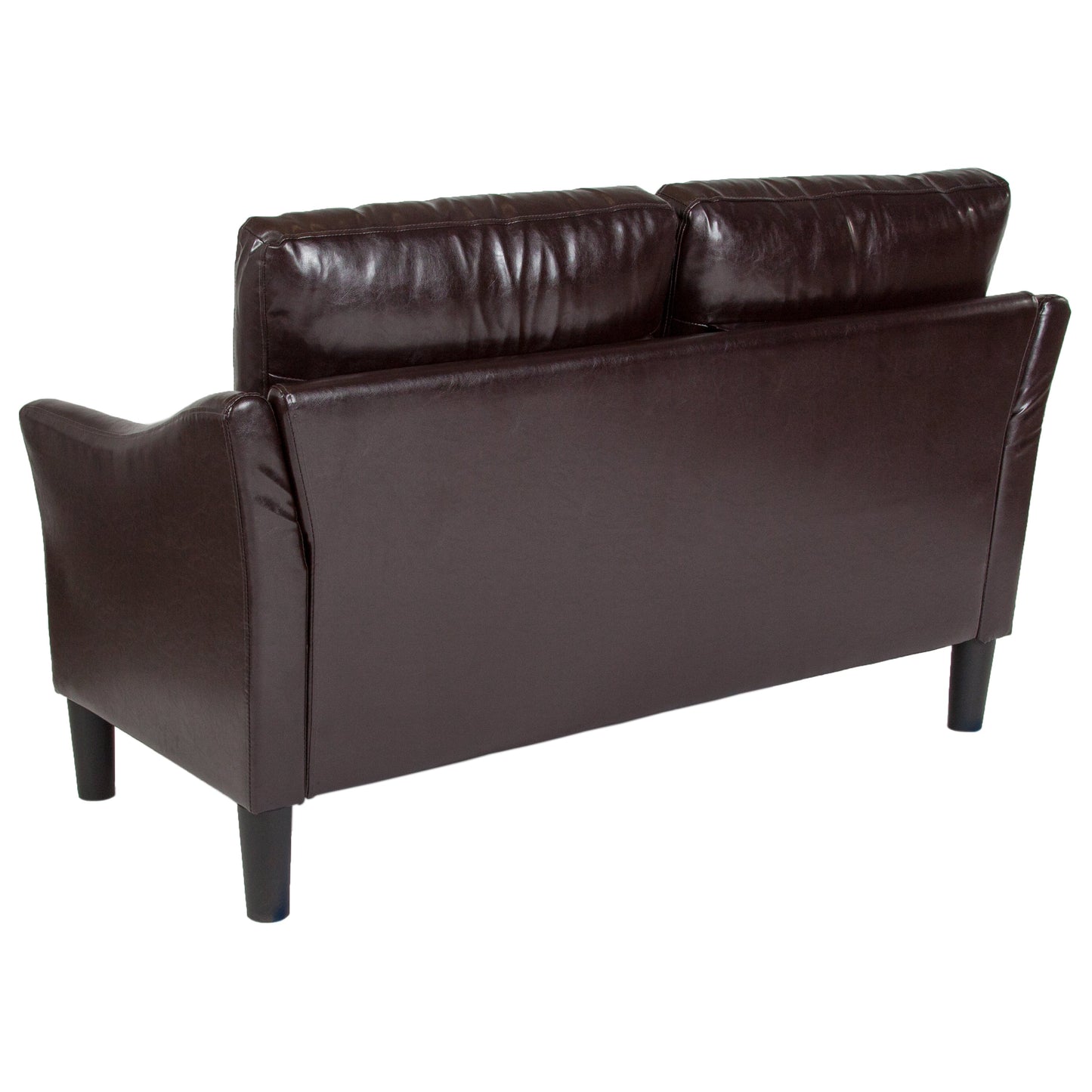 Brown Leather Loveseat SL-SF915-2-BRN-GG