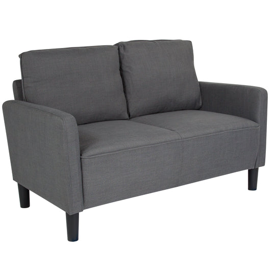 Dark Gray Fabric Loveseat SL-SF918-2-DGY-F-GG