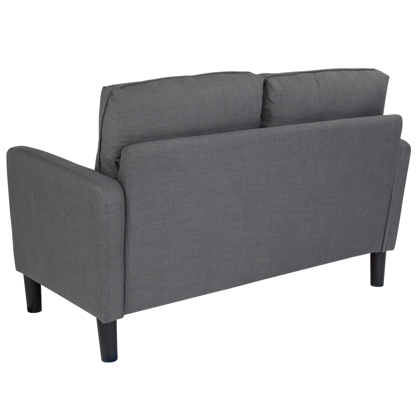 Dark Gray Fabric Loveseat SL-SF918-2-DGY-F-GG