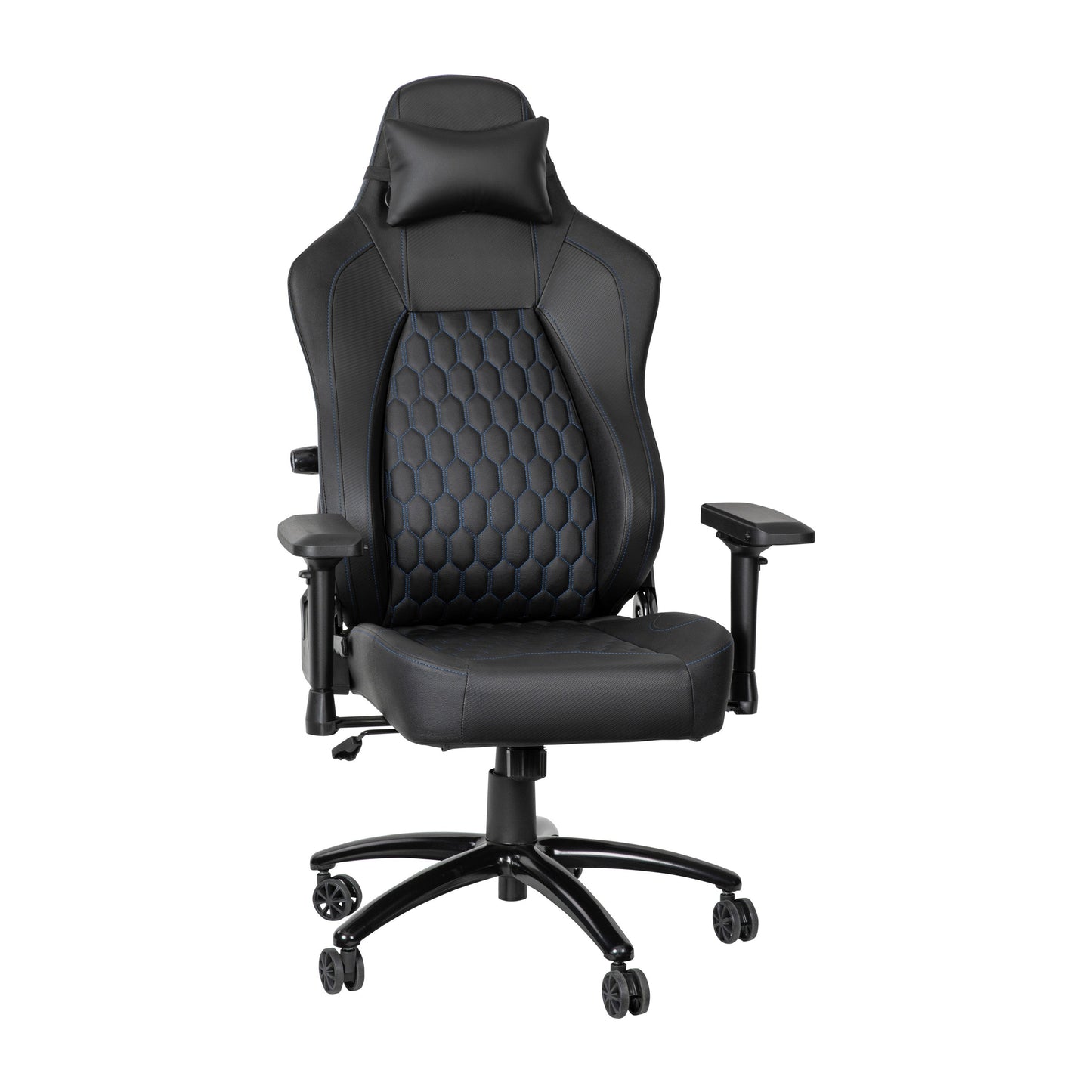 Black/Blue 4D Arms Game Chair SY-088-BL-GG