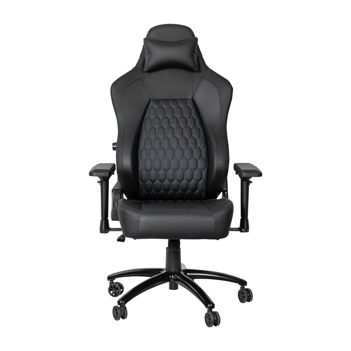 Black/Blue 4D Arms Game Chair SY-088-BL-GG