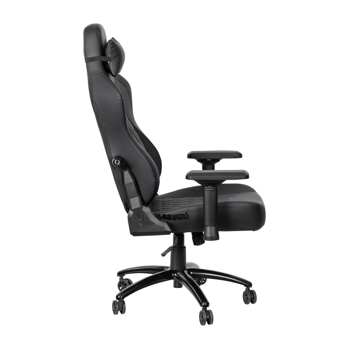 Black/Blue 4D Arms Game Chair SY-088-BL-GG