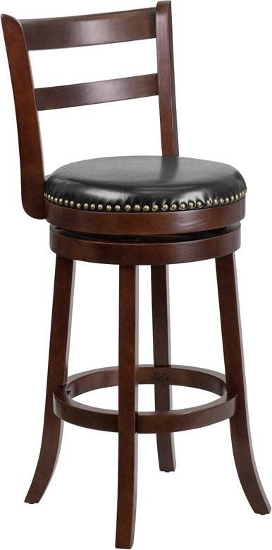 30" Cappuccino Wood Barstool TA-16029-CA-GG