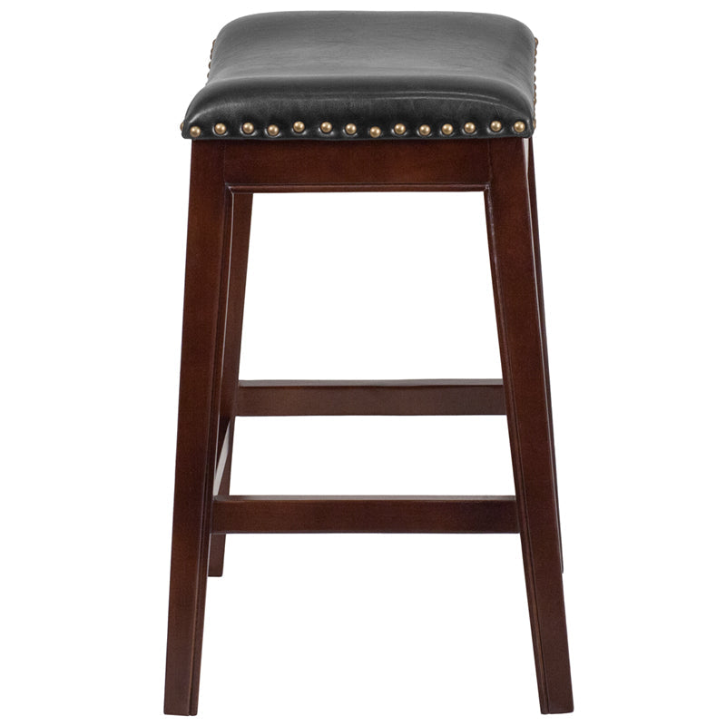 26" No Back Cappuccino Stool TA-411026-CA-GG