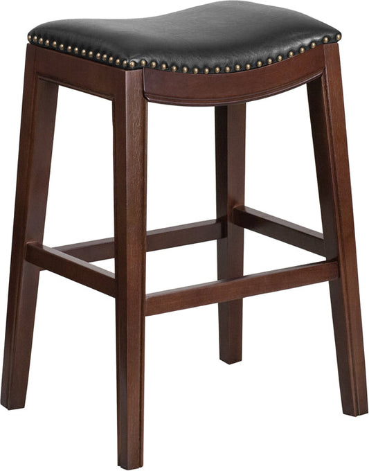 30" No Back Cappuccino Stool TA-411030-CA-GG