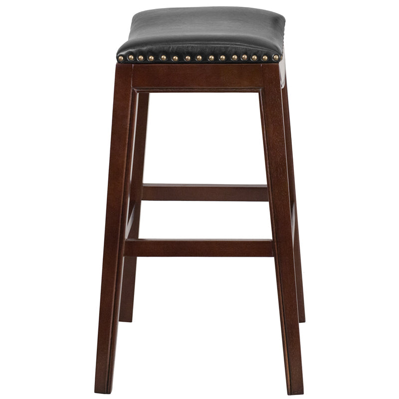 30" No Back Cappuccino Stool TA-411030-CA-GG