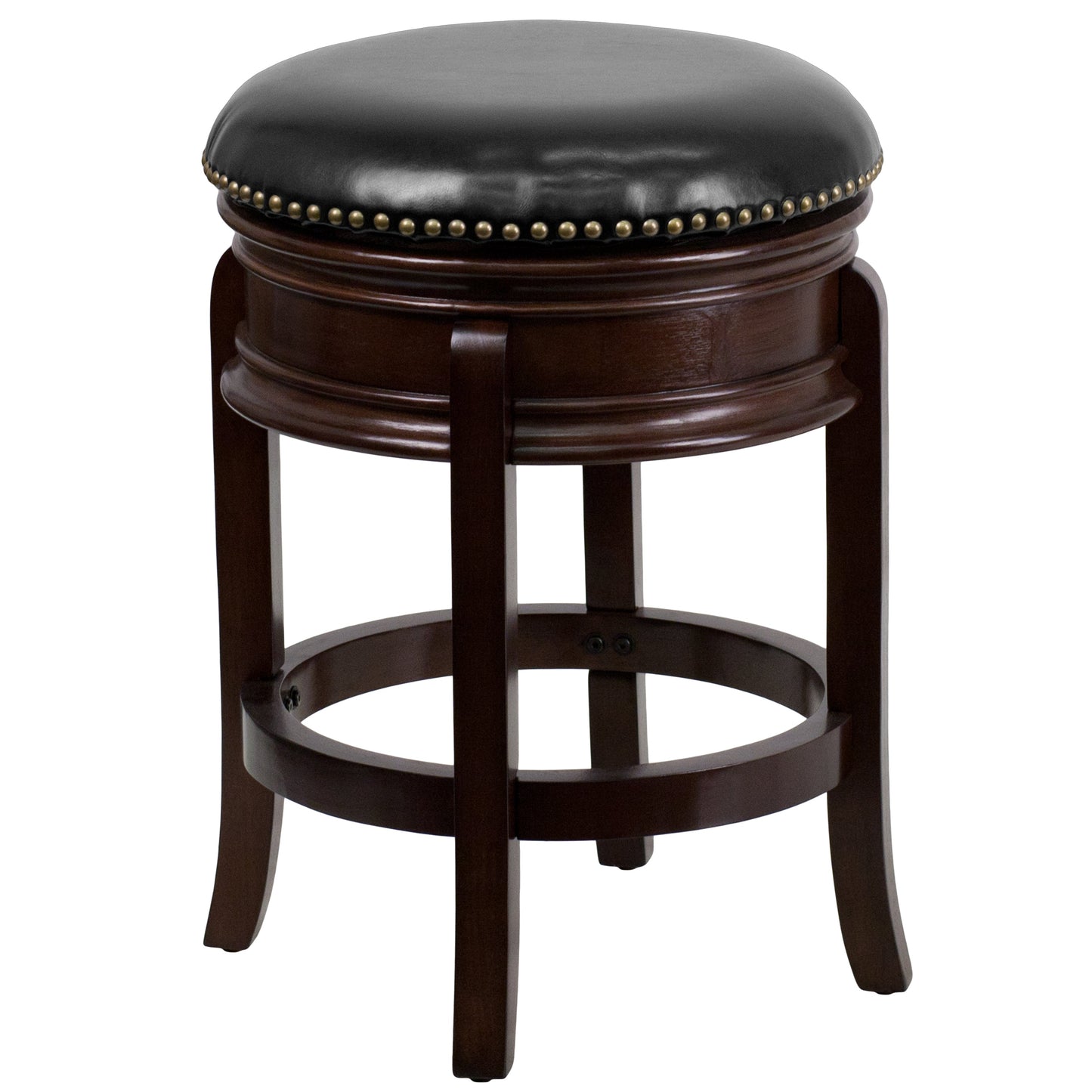 24" No Back Cappuccino Stool TA-68824-CA-CTR-GG