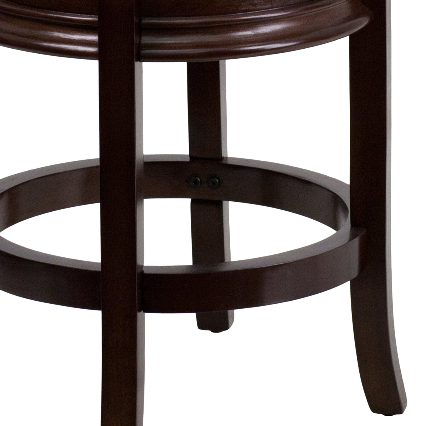 24" No Back Cappuccino Stool TA-68824-CA-CTR-GG