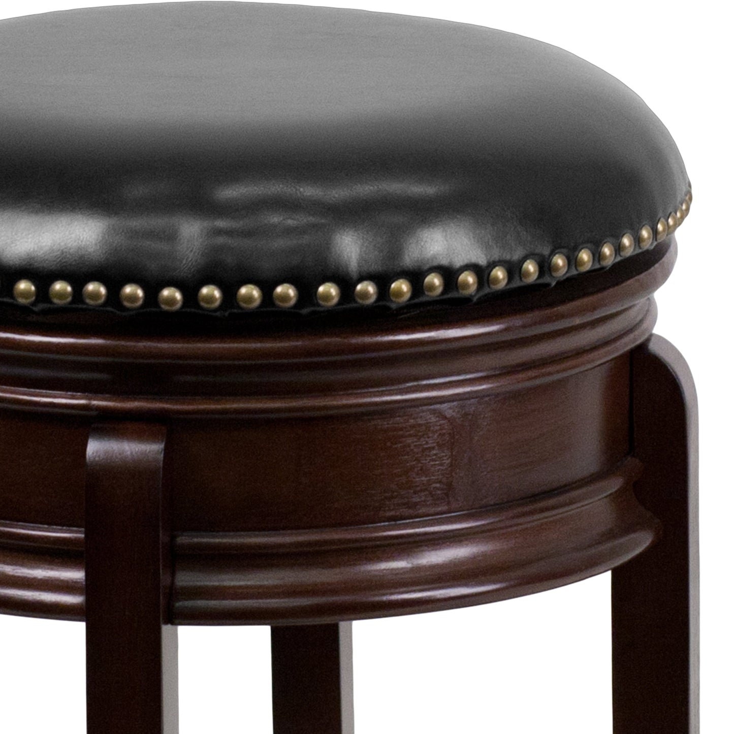 24" No Back Cappuccino Stool TA-68824-CA-CTR-GG