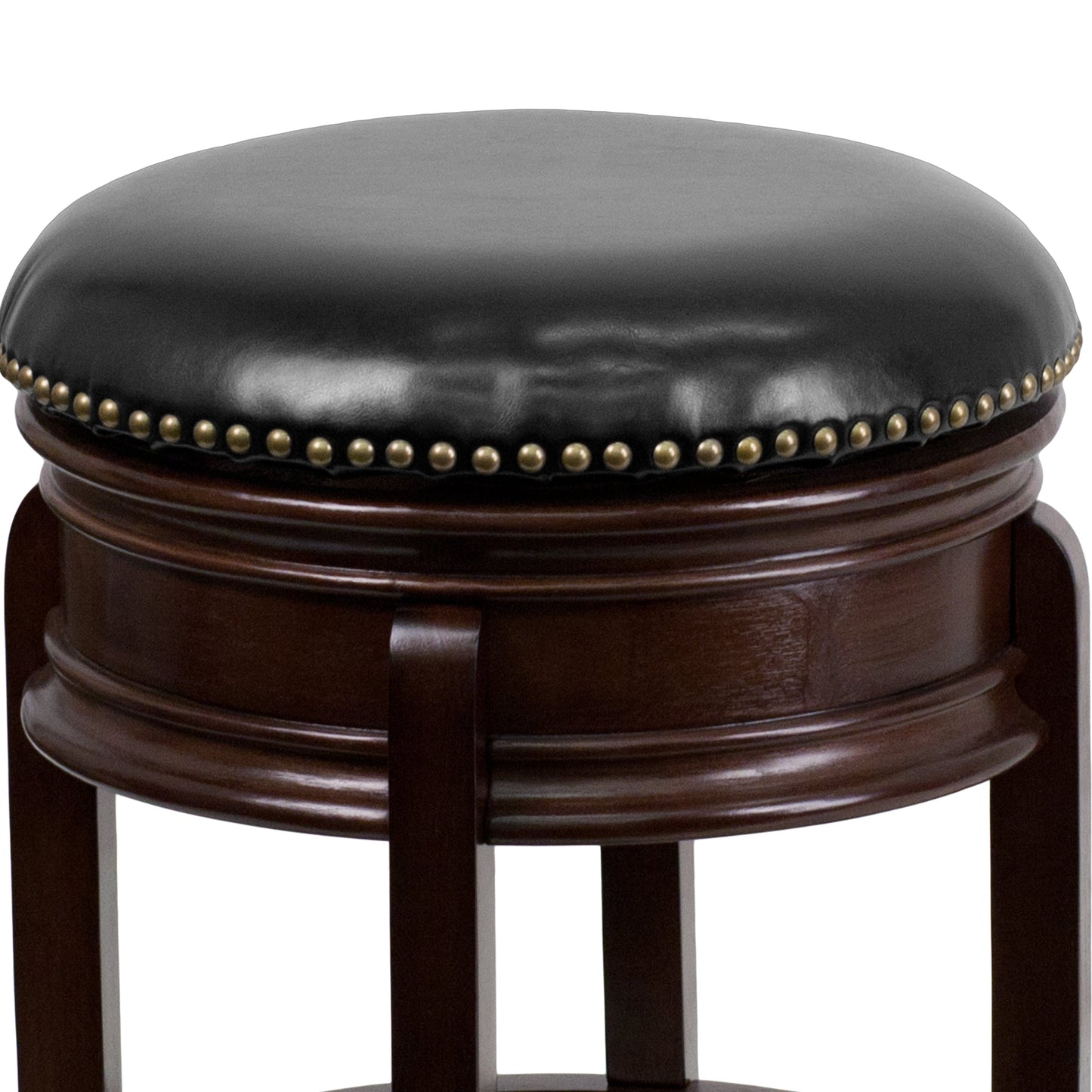 24" No Back Cappuccino Stool TA-68824-CA-CTR-GG