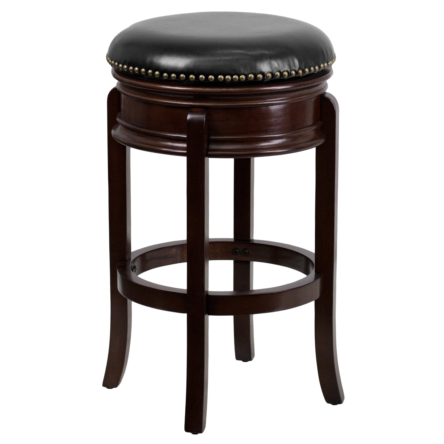 29" No Back Cappuccino Stool TA-68829-CA-GG