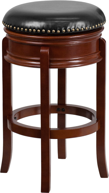 29" No Back Lt Cherry Stool TA-68829-LC-GG