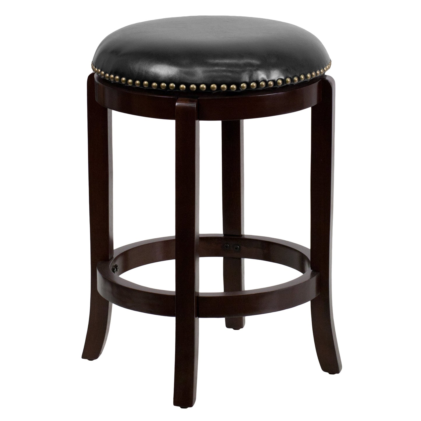 24" No Back Cappuccino Stool TA-68924-CA-CTR-GG