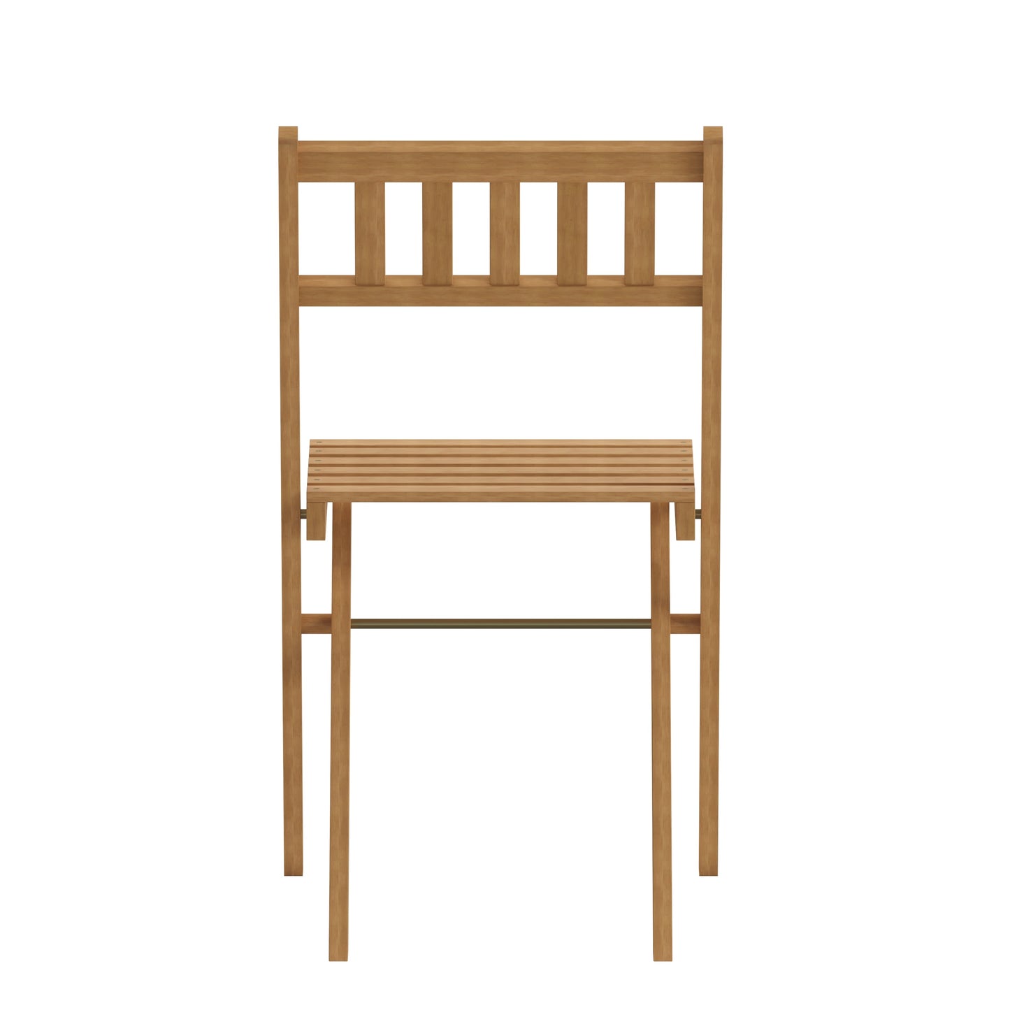 2PK Natural Acacia Wood Chairs THB-C1244-NAT-GG