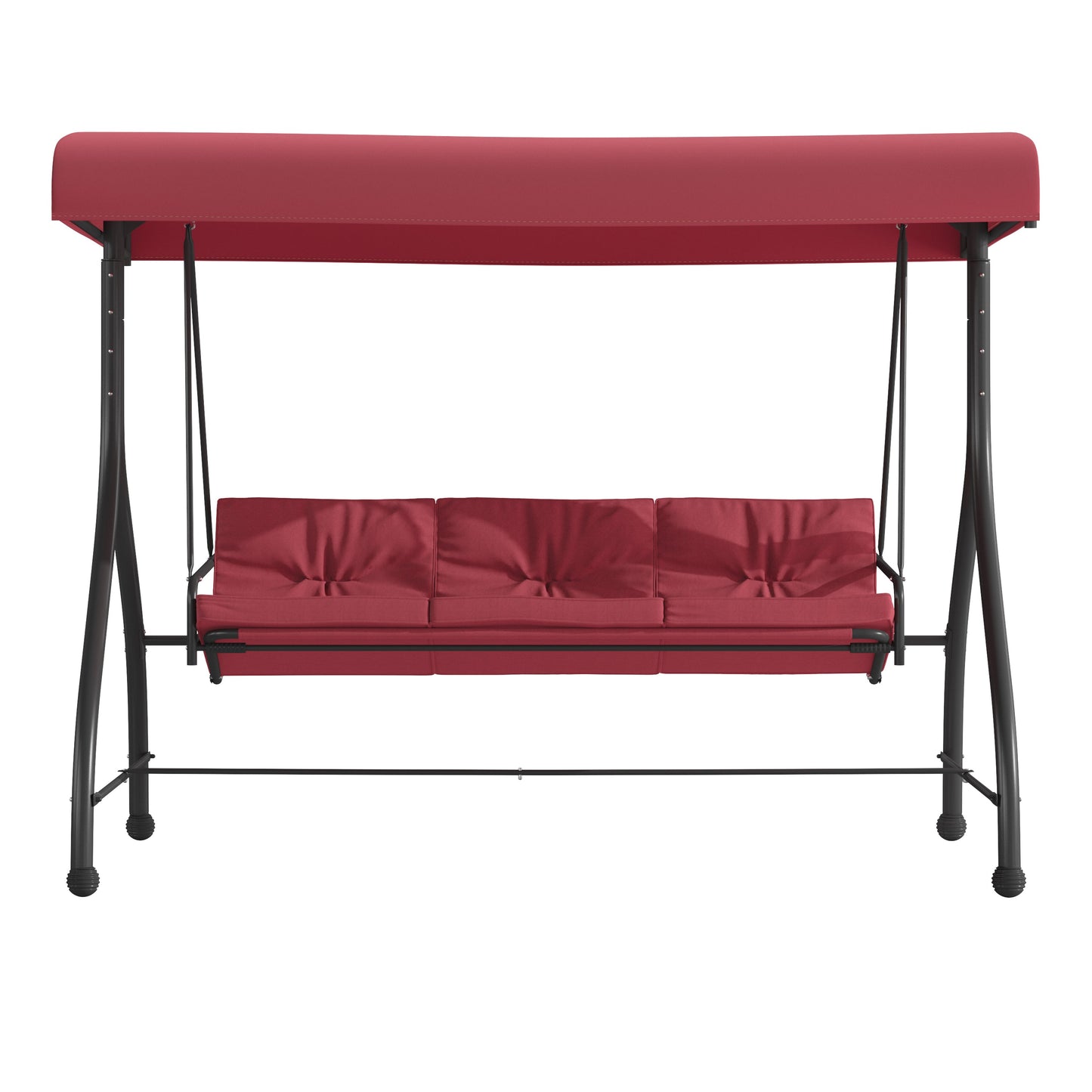 Maroon 3-Seater Patio Swing TLH-007-MRN-GG