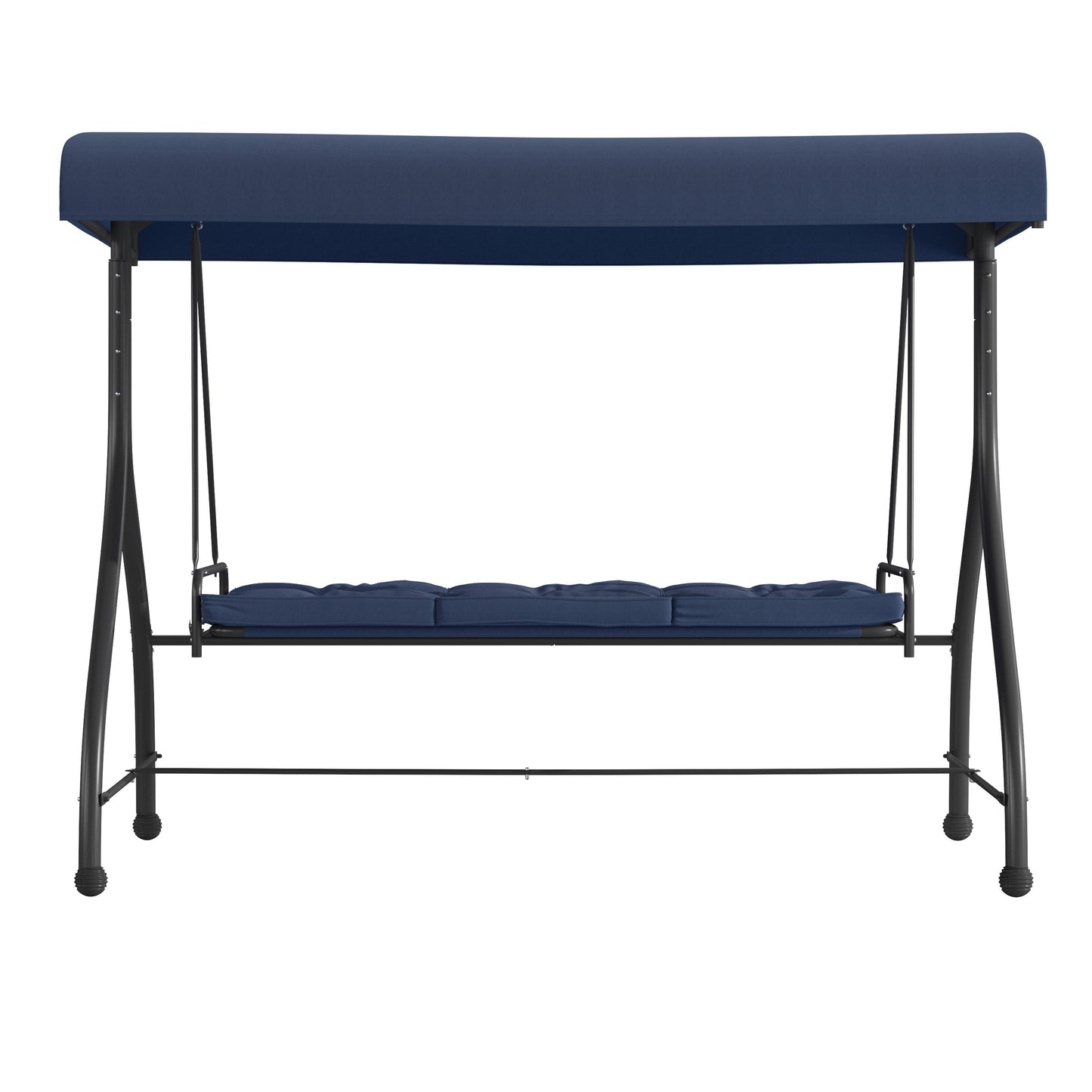 Navy 3-Seater Patio Swing TLH-007-NV-GG