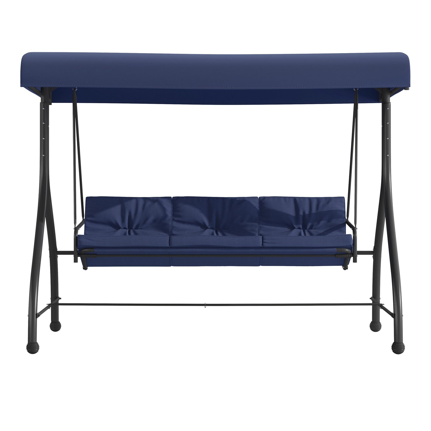 Navy 3-Seater Patio Swing TLH-007-NV-GG