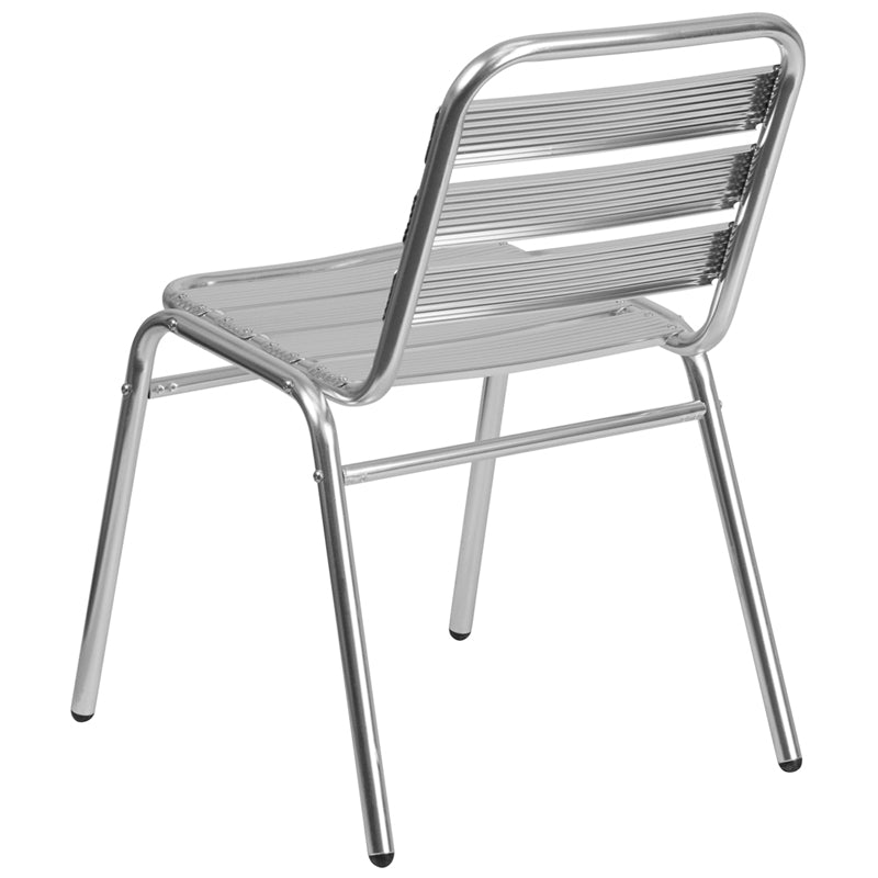 Aluminum Slat Back Chair TLH-015-GG