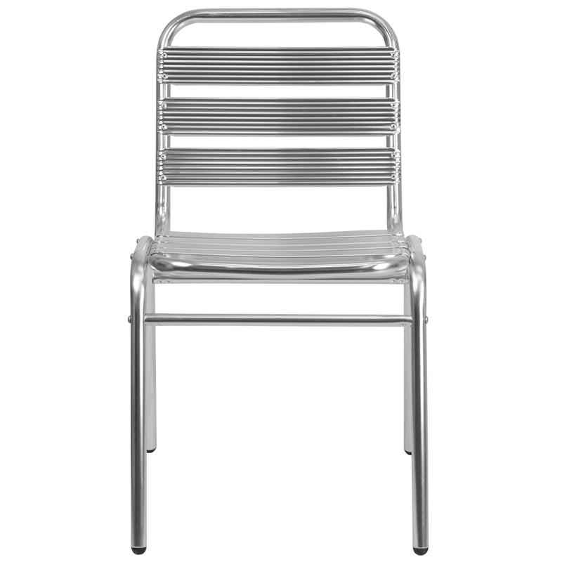 Aluminum Slat Back Chair TLH-015-GG