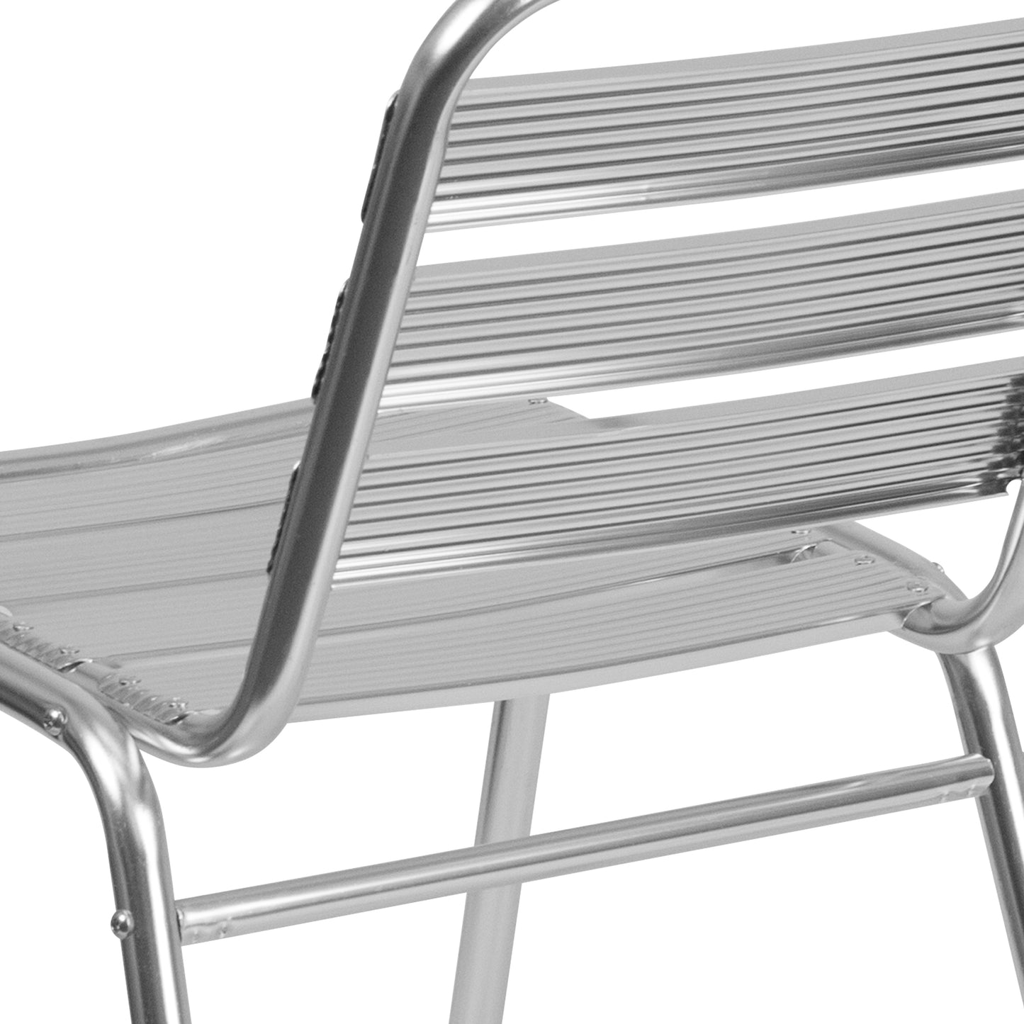 Aluminum Slat Back Chair TLH-015-GG