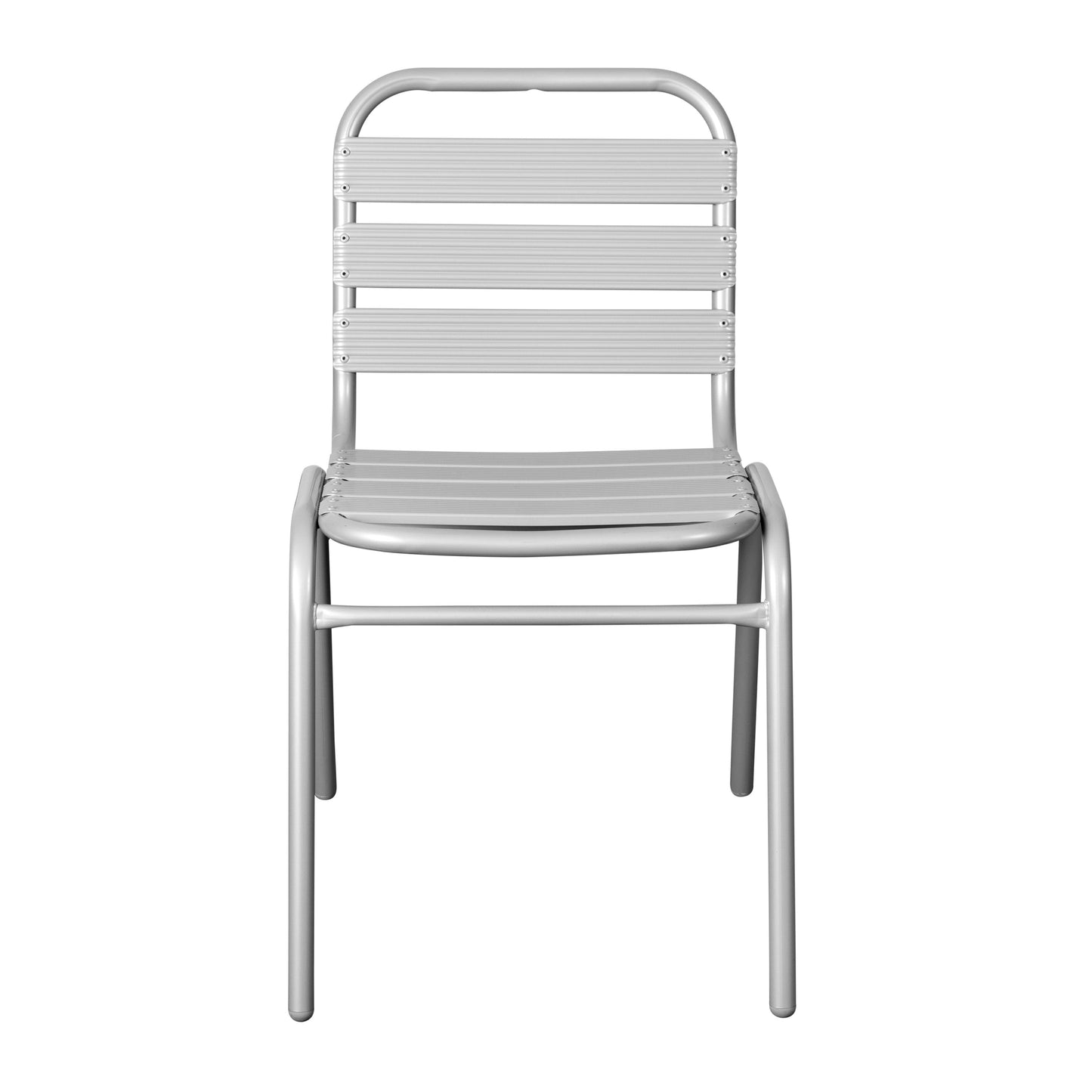 Silver Slat Back Chair TLH-015C-GG