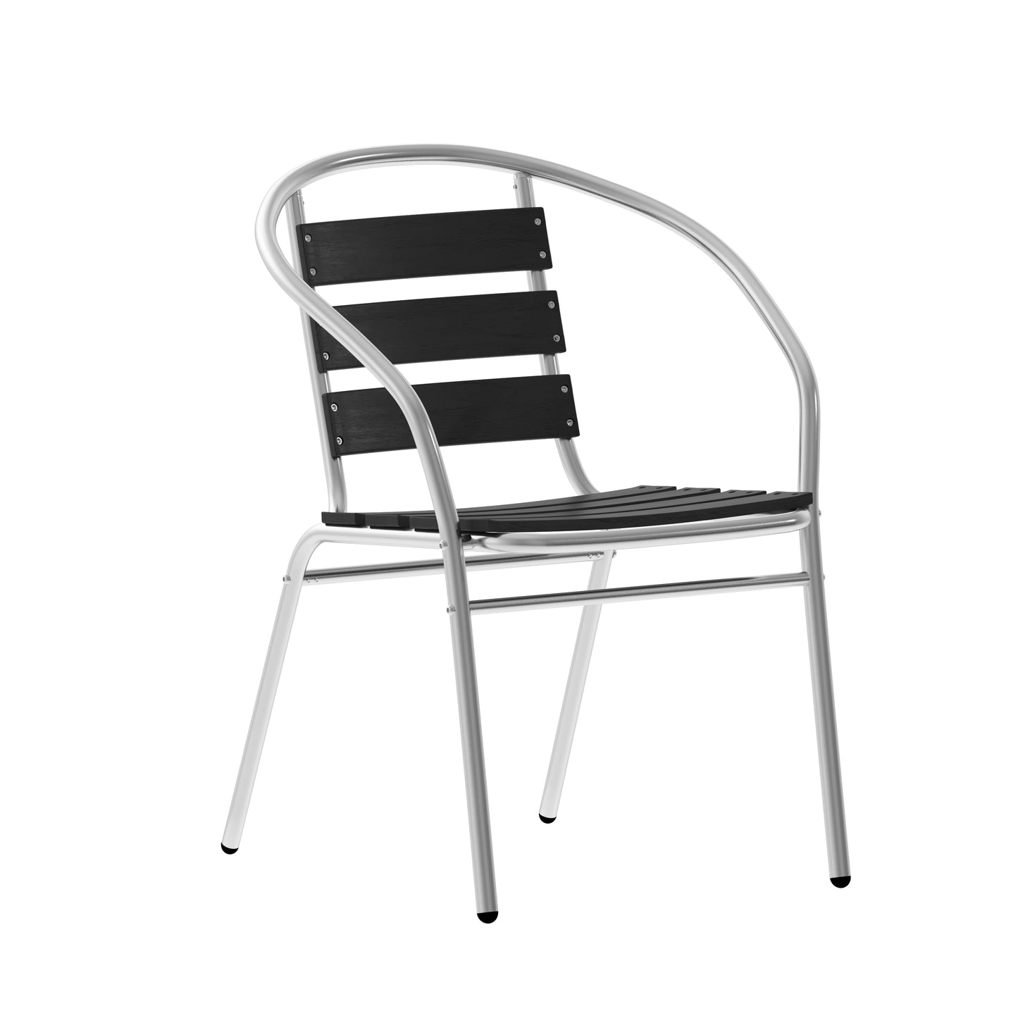 Metal Black Back Chair TLH-017W-BK-GG