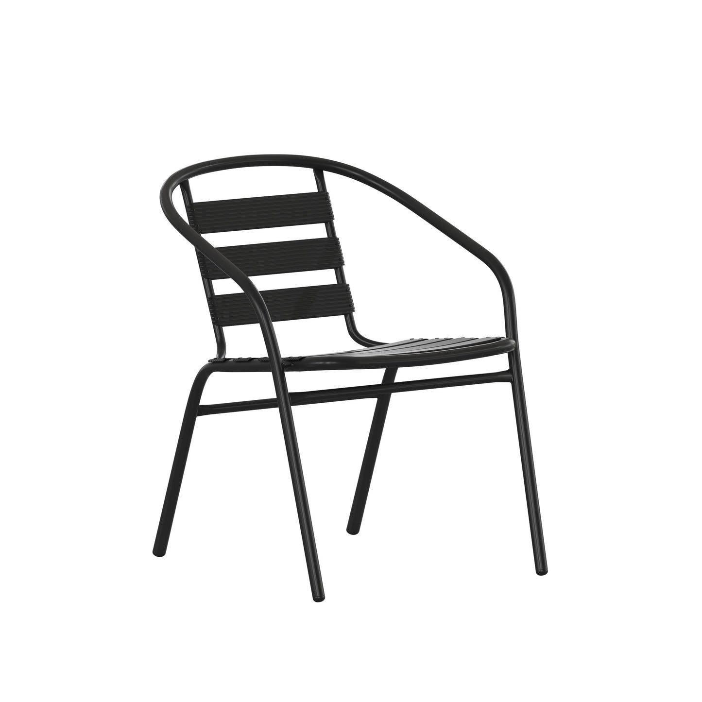 Contemporary Patio Chair with Arms for Indoor and Outdoor Use