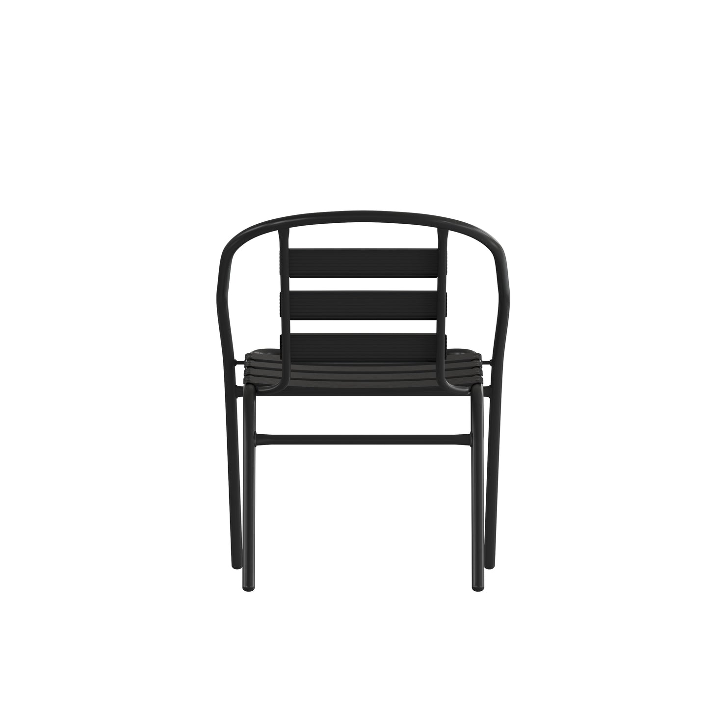 Contemporary Patio Chair with Arms for Indoor and Outdoor Use