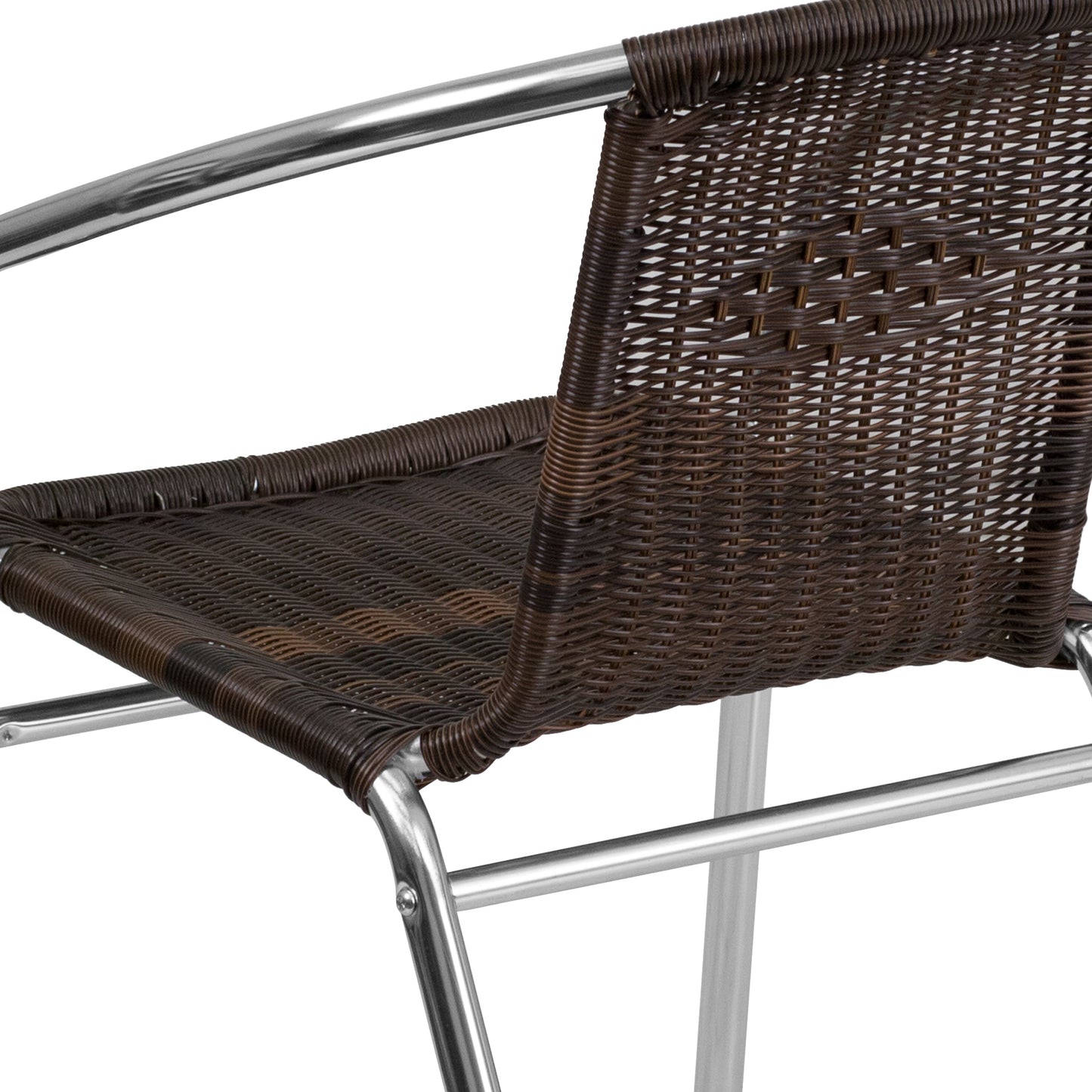 Brown Rattan Aluminum Chair TLH-020-GG