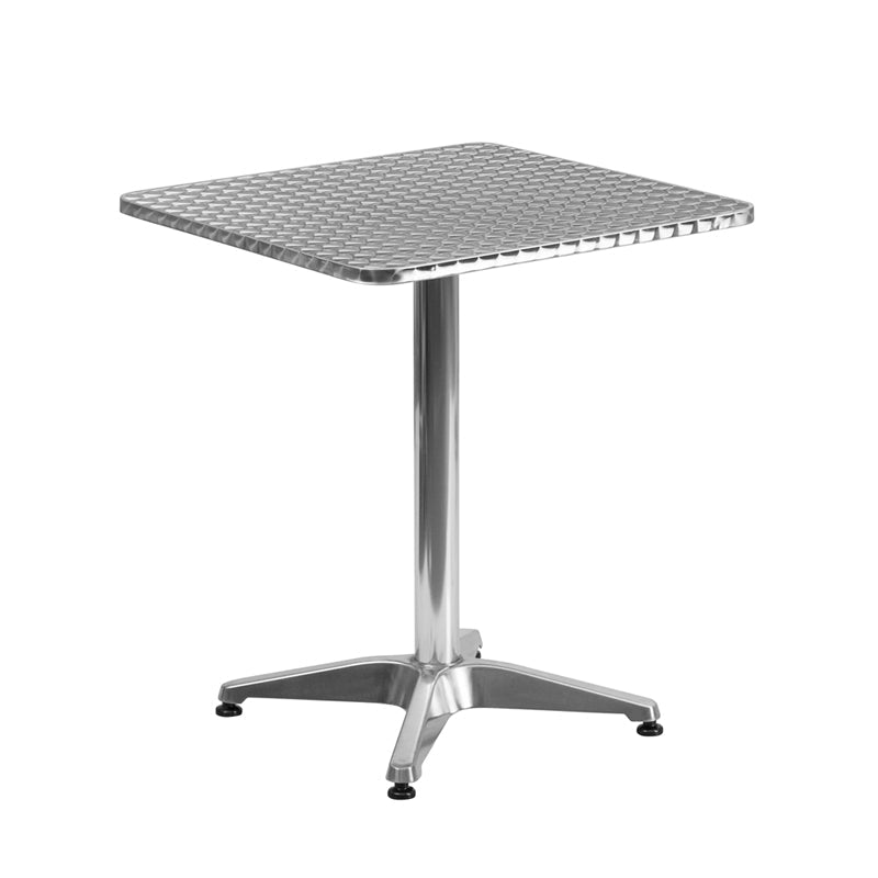 23.5SQ Aluminum Table TLH-053-1-GG