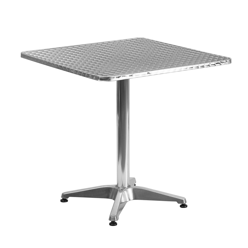 27.5SQ Aluminum Table TLH-053-2-GG