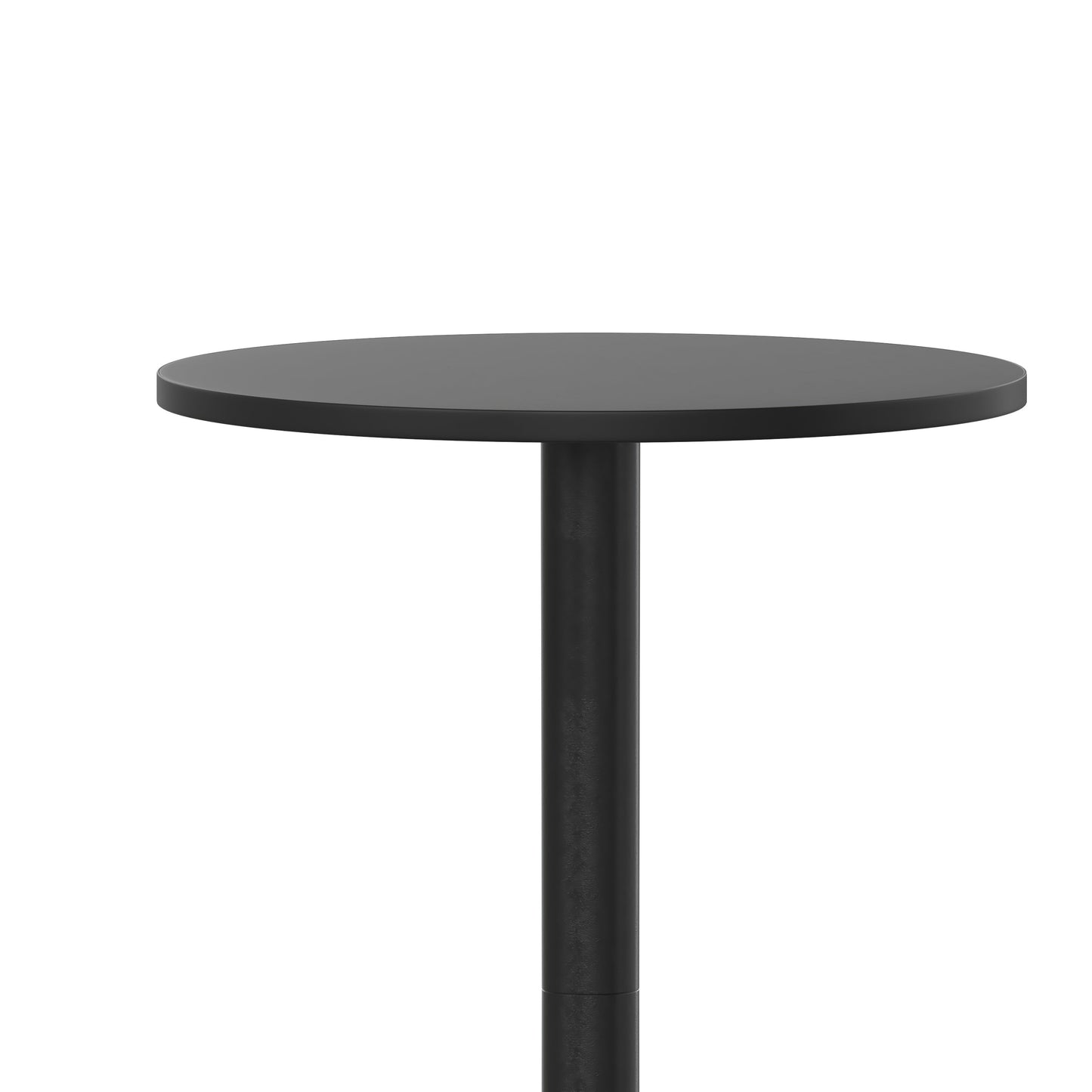 23.25RD Black Fold Bar Table TLH-059A-BK-GG