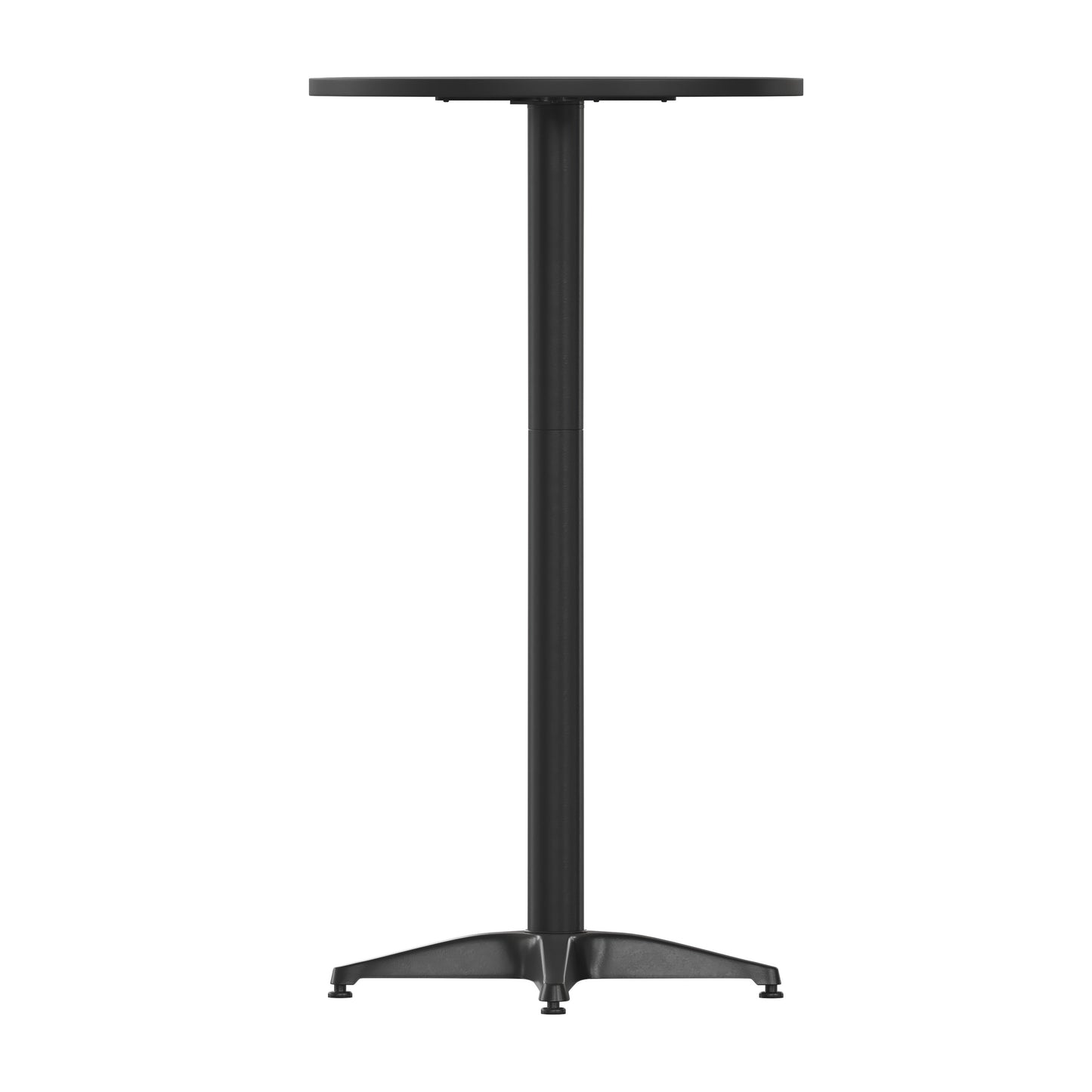 23.25RD Black Fold Bar Table TLH-059A-BK-GG