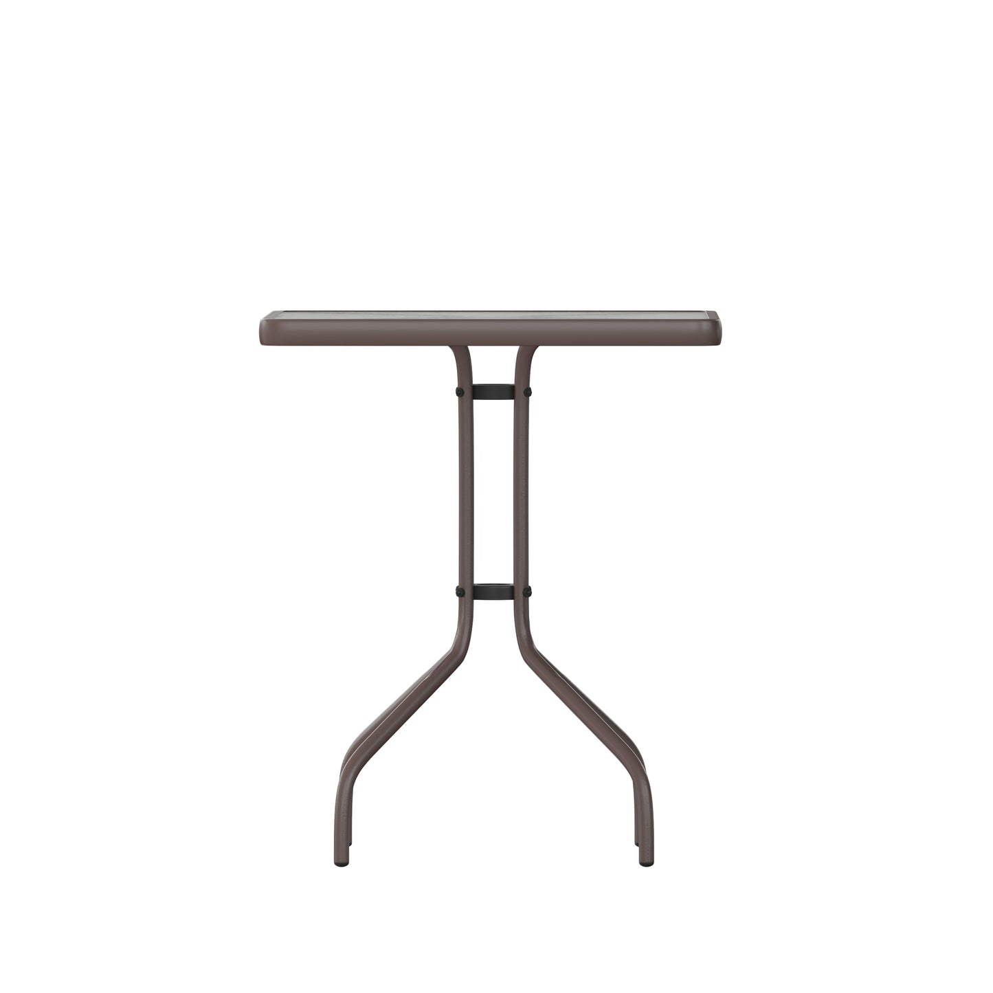 23.5SQ Bronze Patio Table TLH-073A-1-BZ-GG