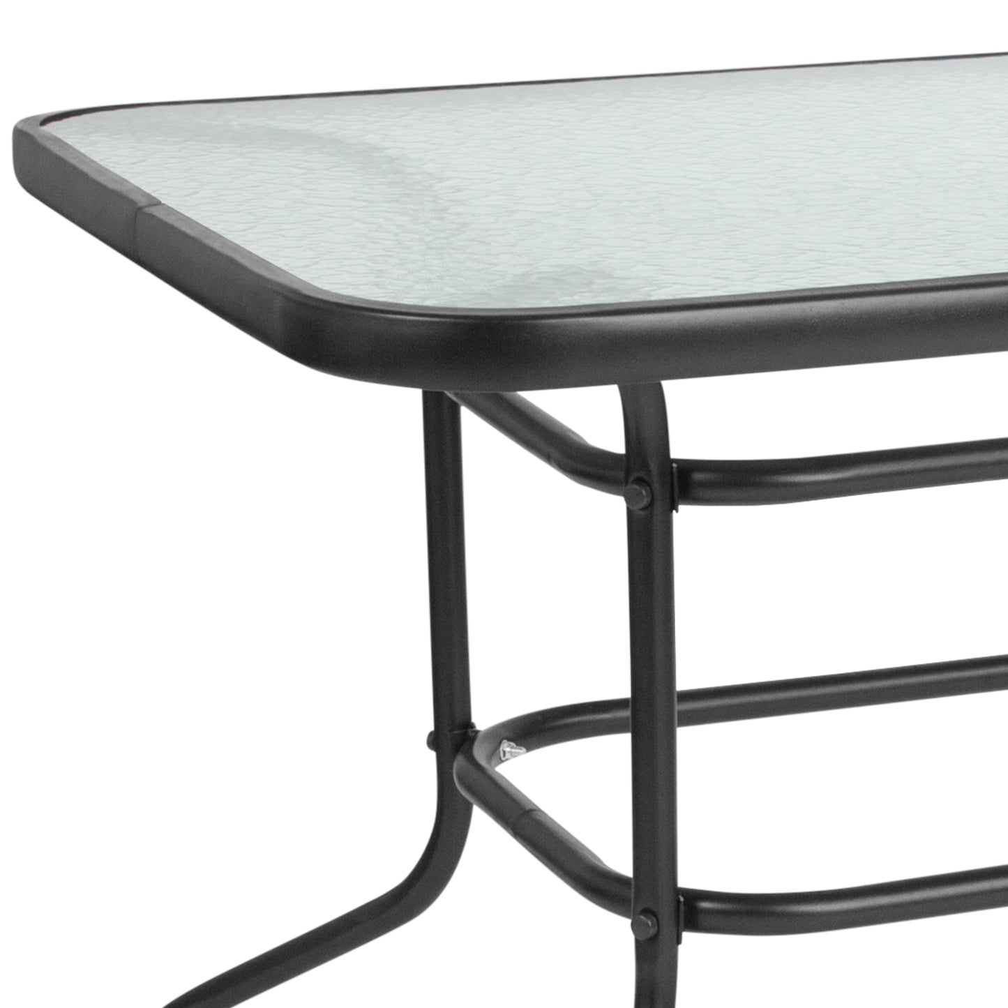 55x31.5 Glass Patio Table TLH-089-GG