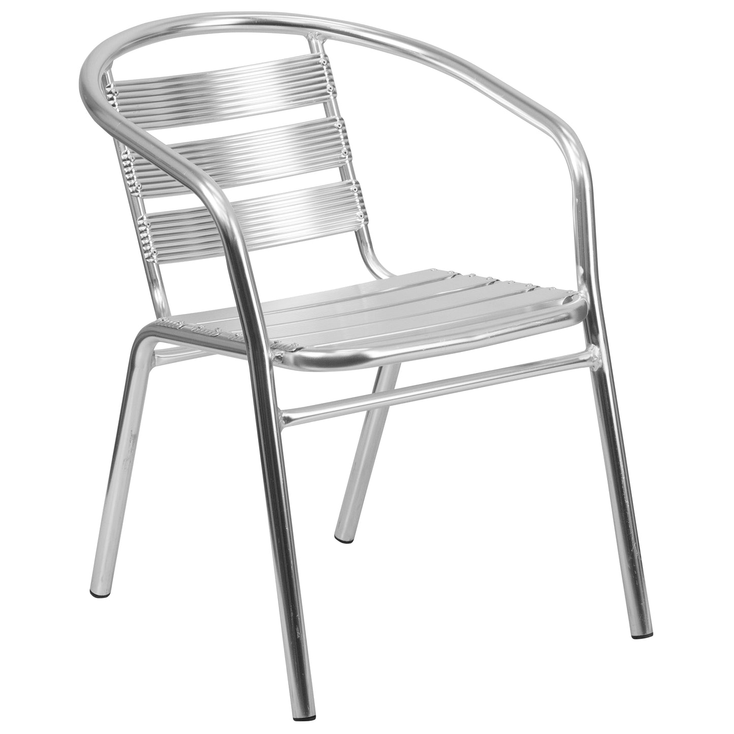 Aluminum Slat Back Chair TLH-1-GG