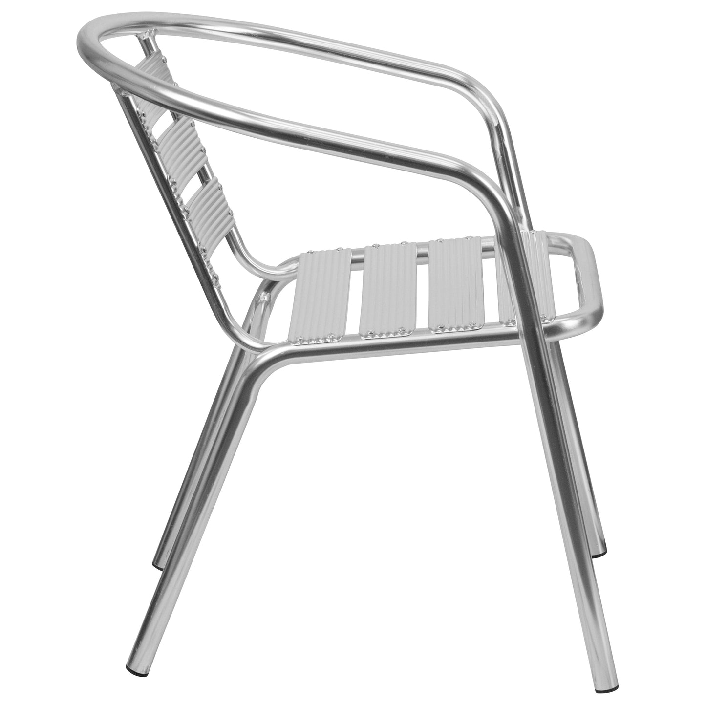 Aluminum Slat Back Chair TLH-1-GG