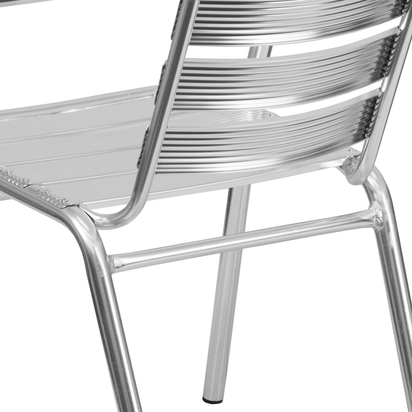 Aluminum Slat Back Chair TLH-1-GG