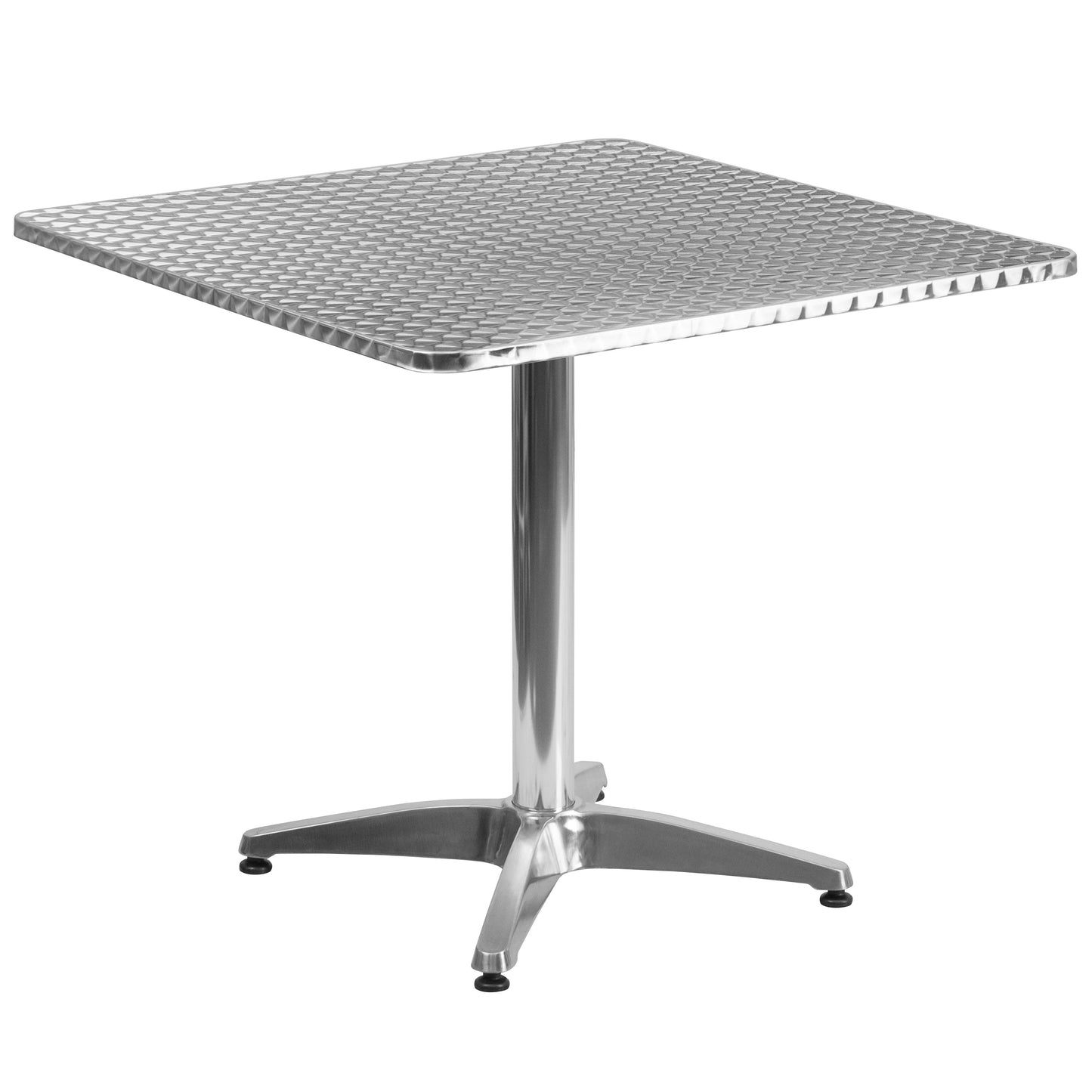 31.5SQ Aluminum Table/2 Chairs TLH-ALUM-32SQ-020BGECHR2-GG