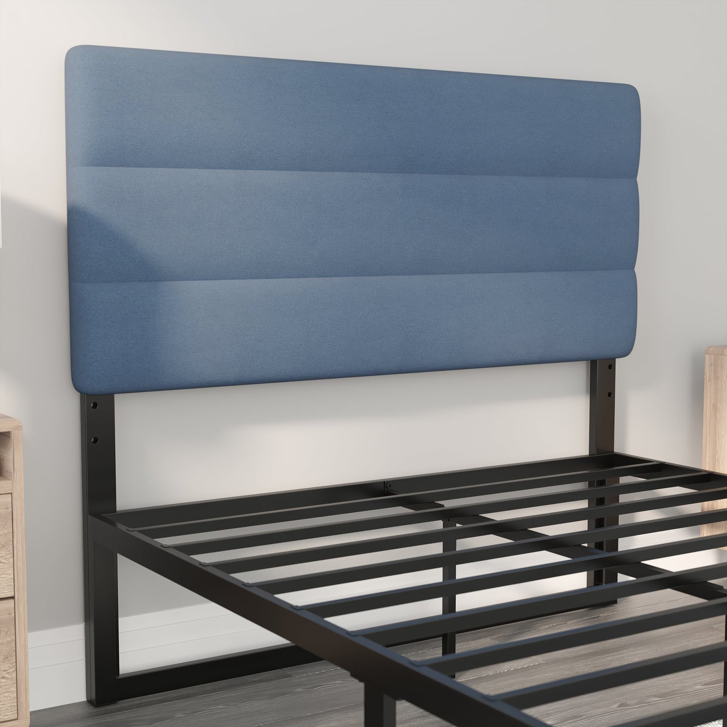 Blue Tufted Full Headboard TW-3WLHB21-BL-F-GG